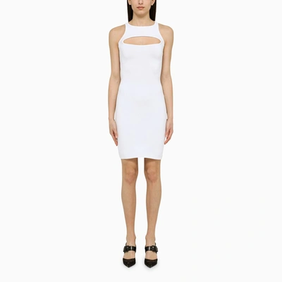 Shop Dsquared2 White Sheath Dress