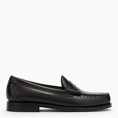 Shop G.h. Bass & Co. | Larson Penn Chocolate Loafer In Brown