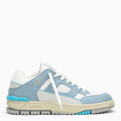 Shop Axel Arigato | White/light Blue Area Lo Sneakers