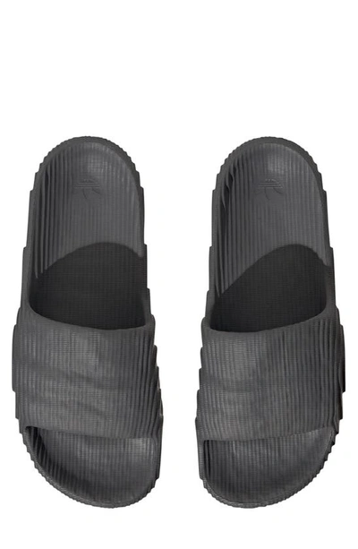 Shop Adidas Originals Gender Inclusive Adilette 22 Sport Slide In Grey 1 / Core Black