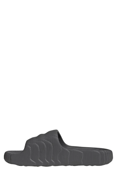 Shop Adidas Originals Gender Inclusive Adilette 22 Sport Slide In Grey 1 / Core Black