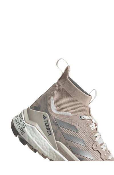 Shop Adidas Originals Adidas Terrex Free Hiker 2.0 Hiking Shoe In Taupe/ Silver/ Olive