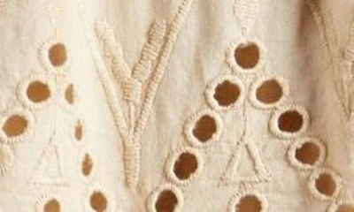 Free People Serenity Eyelet Mini Skort In Tea