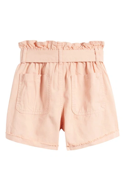 Tractr Kids' Paperbag Shorts In Pink