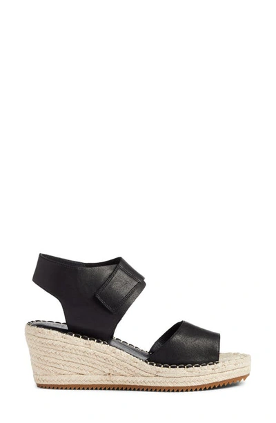 Eileen Fisher Weslia Espadrille Wedge Sandal In Black