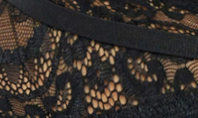 Shop Oh La La Cheri Sadie Lace Underwire Bra & Thong Set In Black
