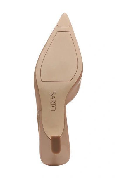 Shop Sarto By Franco Sarto Devin Kitten Heel Slingback Pump In Sand