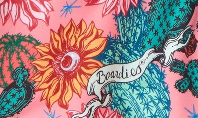 Shop Boardies Kids' Cactus Eyeballs Graphic Swim Trunks In Pink