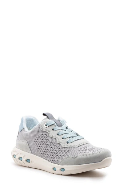 Shop Ara Janet Energystep Sneaker In Pebble Wovenstretch