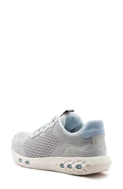 Ara Janet Energystep Sneaker In Pebble Wovenstretch