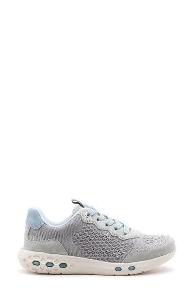 Shop Ara Janet Energystep Sneaker In Pebble Wovenstretch