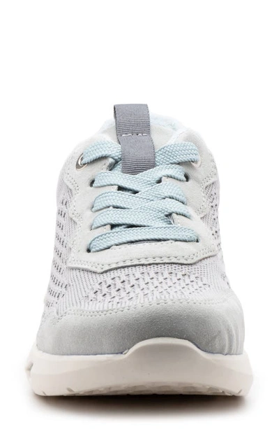 Shop Ara Janet Energystep Sneaker In Pebble Wovenstretch