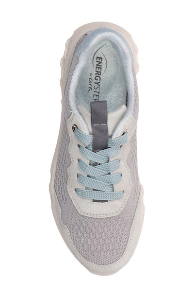 Ara Janet Energystep Sneaker In Pebble Wovenstretch