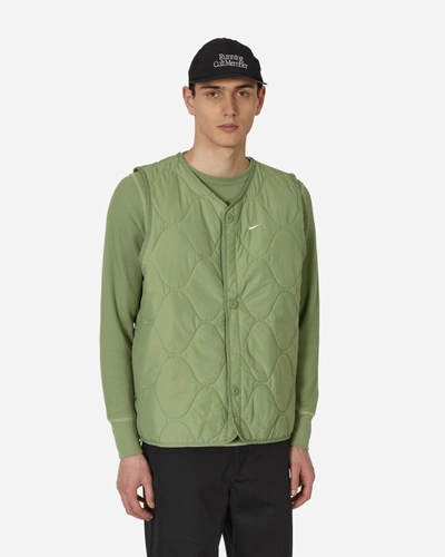 Shop Nike Woven Insulated Military Gilet In Green