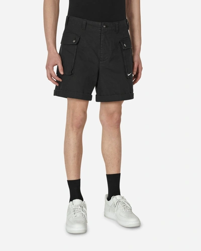 Shop Nike Woven P44 Cargo Shorts Black In Multicolor
