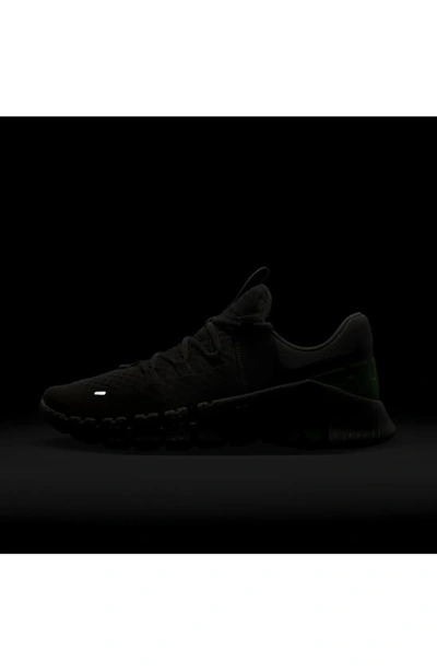 Nike Men's Free Metcon 5 Training Sneakers From Finish Line In Light Iron Ore/ Phantom/ Green
