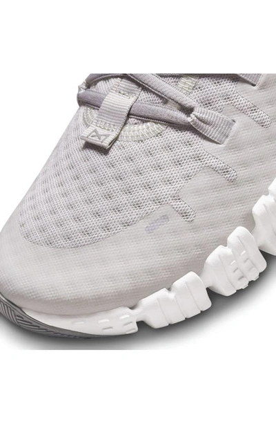 Nike Men's Free Metcon 5 Training Sneakers From Finish Line In Light Iron Ore/ Phantom/ Green