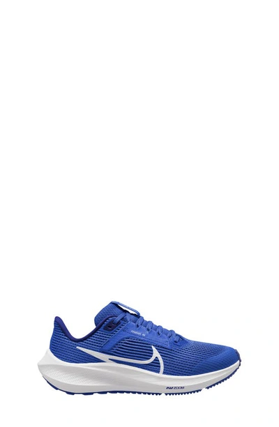 Shop Nike Air Zoom Pegasus 40 Running Shoe In Royal/ White/ Royal Blue