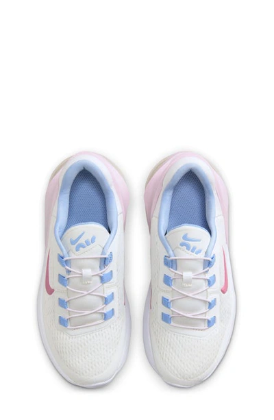 Shop Nike Kids' Air Max 270 Go Sneaker In White/ Fuchsia/ Cobalt