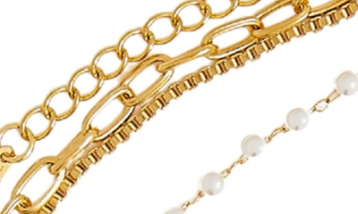 Shop Petit Moments Layered Necklace In Gold