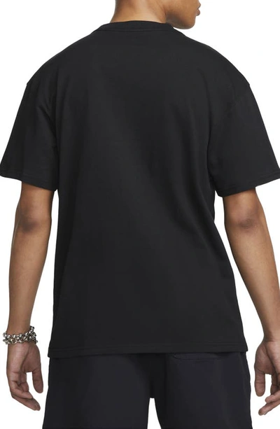 Shop Nike Sportswear Snail Cotton Graphic T-shirt In Black