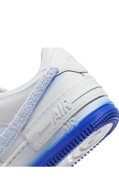 Shop Nike Air Force 1 Shadow Sneaker In White/ Racer Blue/ Blue/ Pink