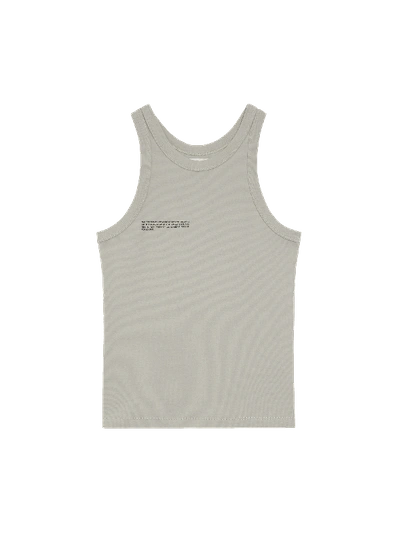 Pangaia Women's Recycled Cotton Tank Top — Stone In Stone