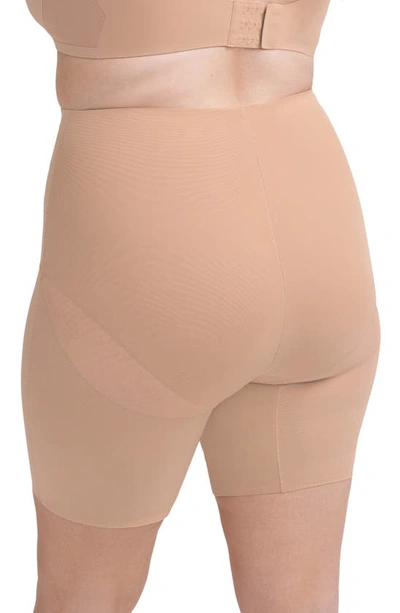 Honeylove Women's M Superpower Shorts Sand Brown Compression Flexible  Boning