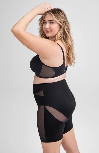 Honeylove Firm Control High-waist Superpower Mid-thigh Shaper In Runway
