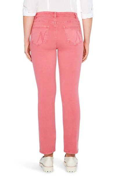 Shop Nic + Zoe Color Mid Rise Ankle Straight Leg Jeans In Dusty Cedar