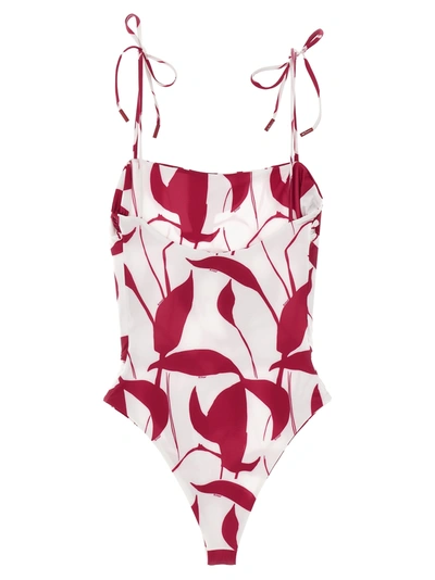Shop Kiton Printed One-piece Swimsuit Beachwear Multicolor