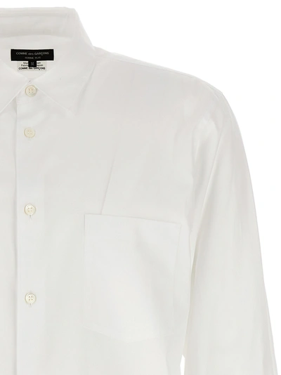 Shop Comme Des Garçons Homme Deux Checkerboard Shirt Shirt, Blouse In White/black