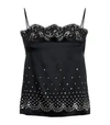 ALEXANDER WANG Embellished Satin Cami Top