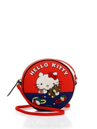 Shop Olympia Le-tan Hello Kitty Shoulder Bag In Red