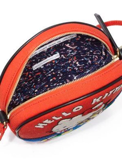 Shop Olympia Le-tan Hello Kitty Shoulder Bag In Red