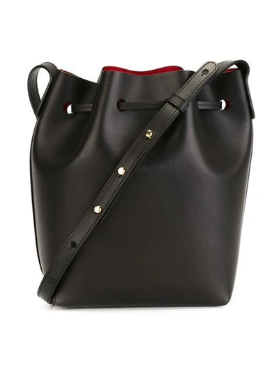 Shop Mansur Gavriel Mini Bucket Bag - Black