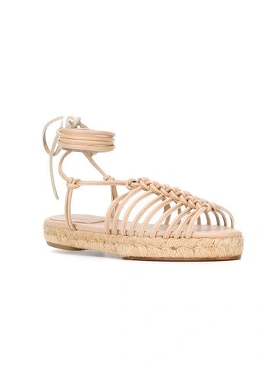 Shop Chloé 'jamie' Strappy Espadrille Sandals