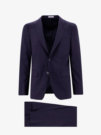 Shop Boglioli Suit In Blue