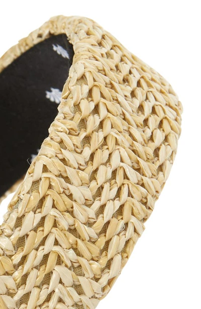 Lele Sadoughi Bessette Raffia Headband In Natural