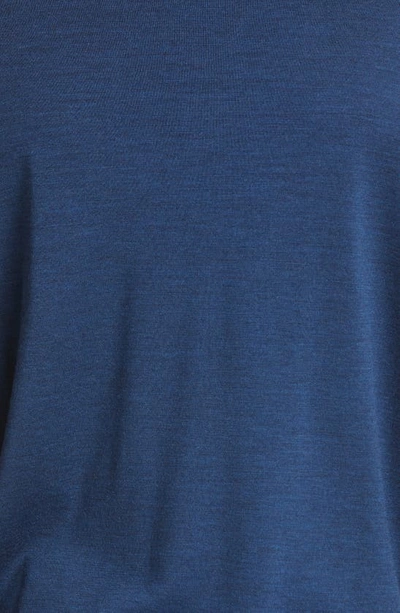 John Smedley Cotswold Long-sleeved Polo Shirt In Indigo