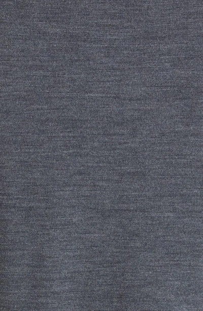 John Smedley Richard Turtleneck Merino Wool Sweater In Charcoal