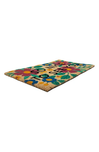 Entryways Nice To See You Doormat In Brown Multi