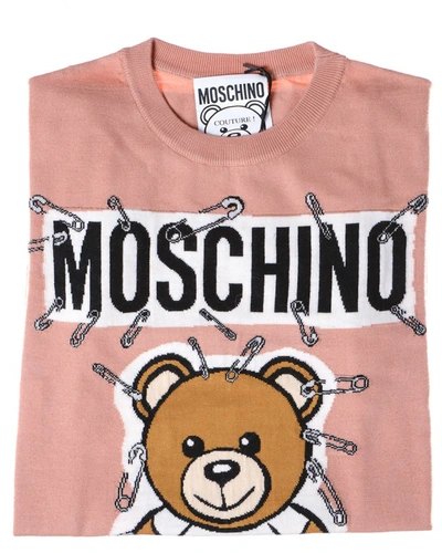 Shop Moschino Dress In Pink