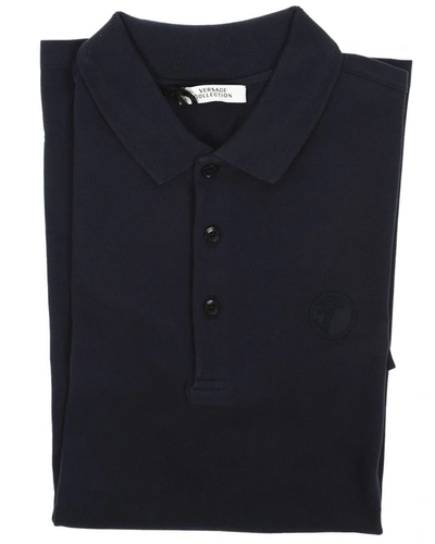 Shop Versace Collection Topwear In Blue