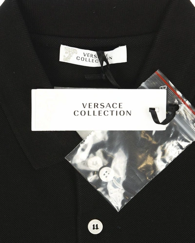 Shop Versace Collection Topwear In Black