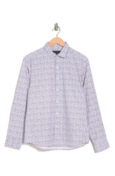 Shop Westzeroone Braiden Paisley Button-up Shirt In Light Purple