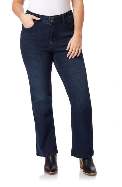 Shop Angels Jeans Curvy Mid Rise Bootcut Jeans In Amaryllis