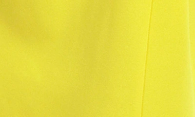 Shop Donna Morgan Sleeveless Twist Front Midi Dress In Empire Yellow