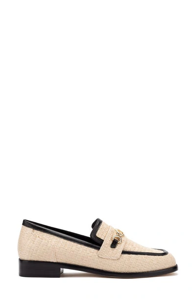 Shop Larroude Patricia Loafer In Natural