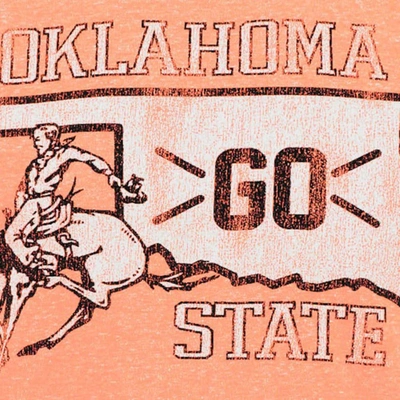 Shop Retro Brand Original  Heather Orange Oklahoma State Cowboys Vintage Tri-blend T-shirt